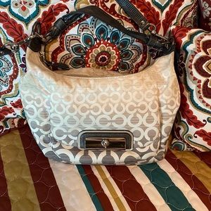 Coach Shoulder Bag-Gradient Logo